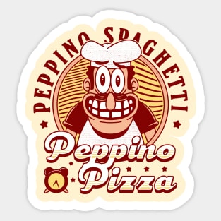 Peppino Pizza Emblem Sticker